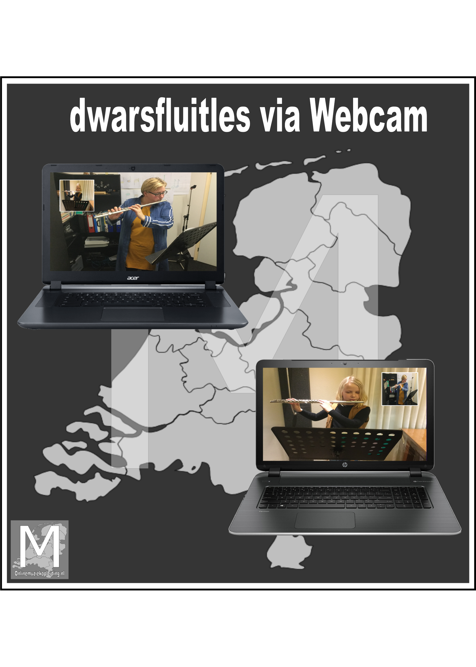 Online Muziekopleiding Dwarsfluitlessen onder de 21 jaar Online Muziekopleiding