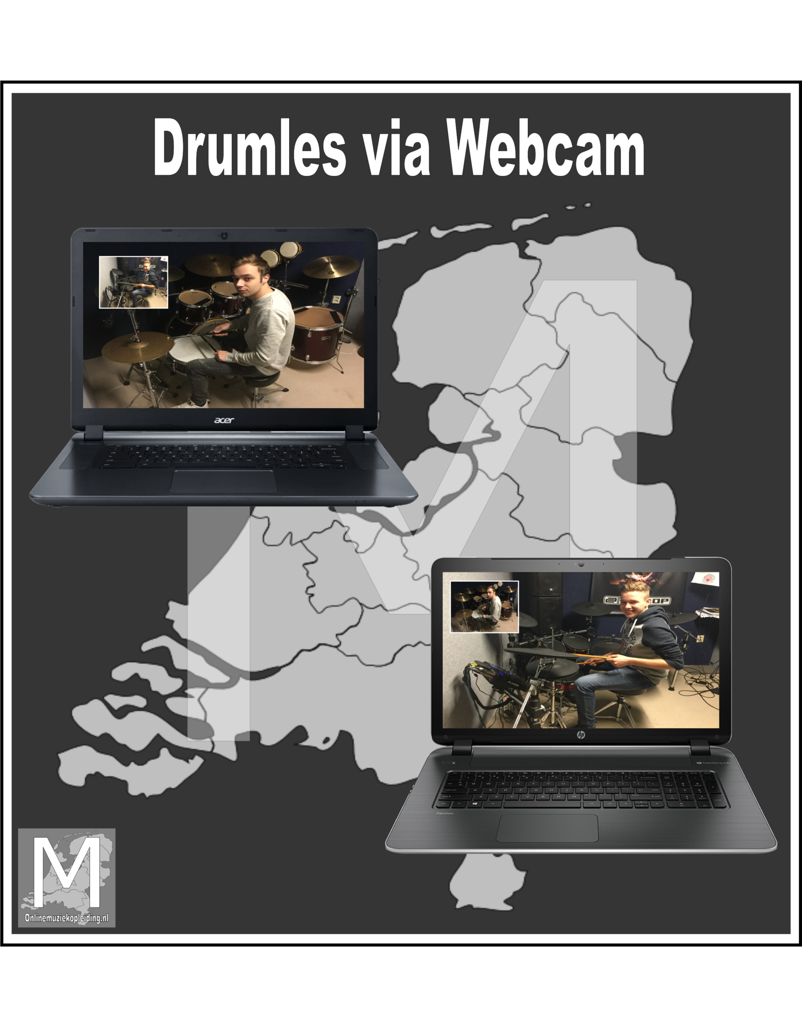 Online Muziekopleiding Drumlessen onder de 21 jaar Online Muziekopleiding