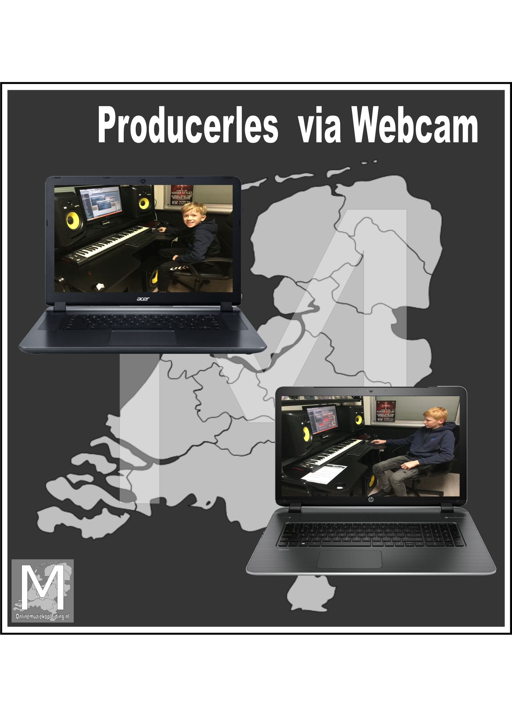 Online Muziekopleiding Elektronisch componeren boven de 21 jaar Online Muziekopleiding