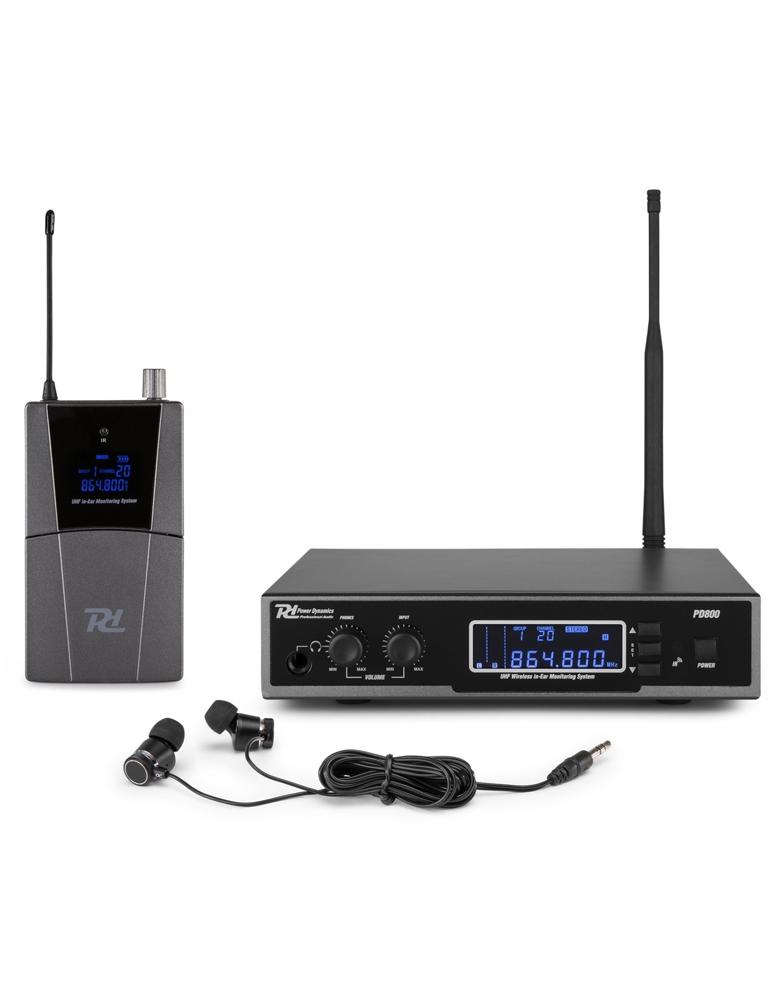 Power Dynamics In Ear Monitoring Systeem UHF  -  PD800