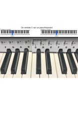 Specter Specter Keycard | Kaart met muzieknoten voor je piano of keyboard