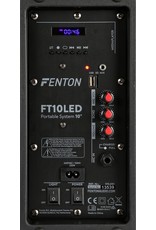 Fenton FT10LED Portable Sound System met Accu 10" 450W Bluetooth