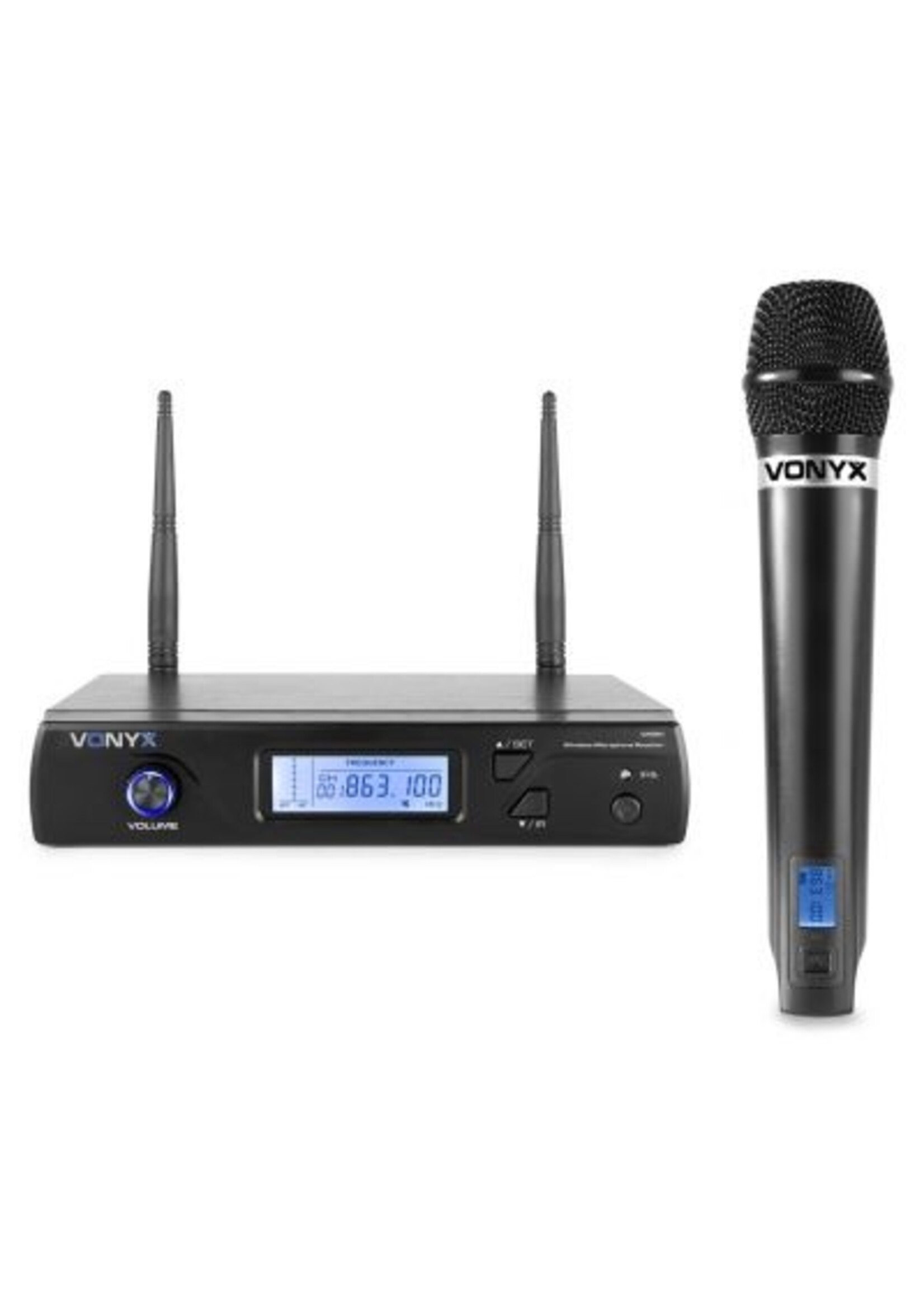 Vonyx Vonyx WM61 draadloze microfoon UHF - 16 kanaals