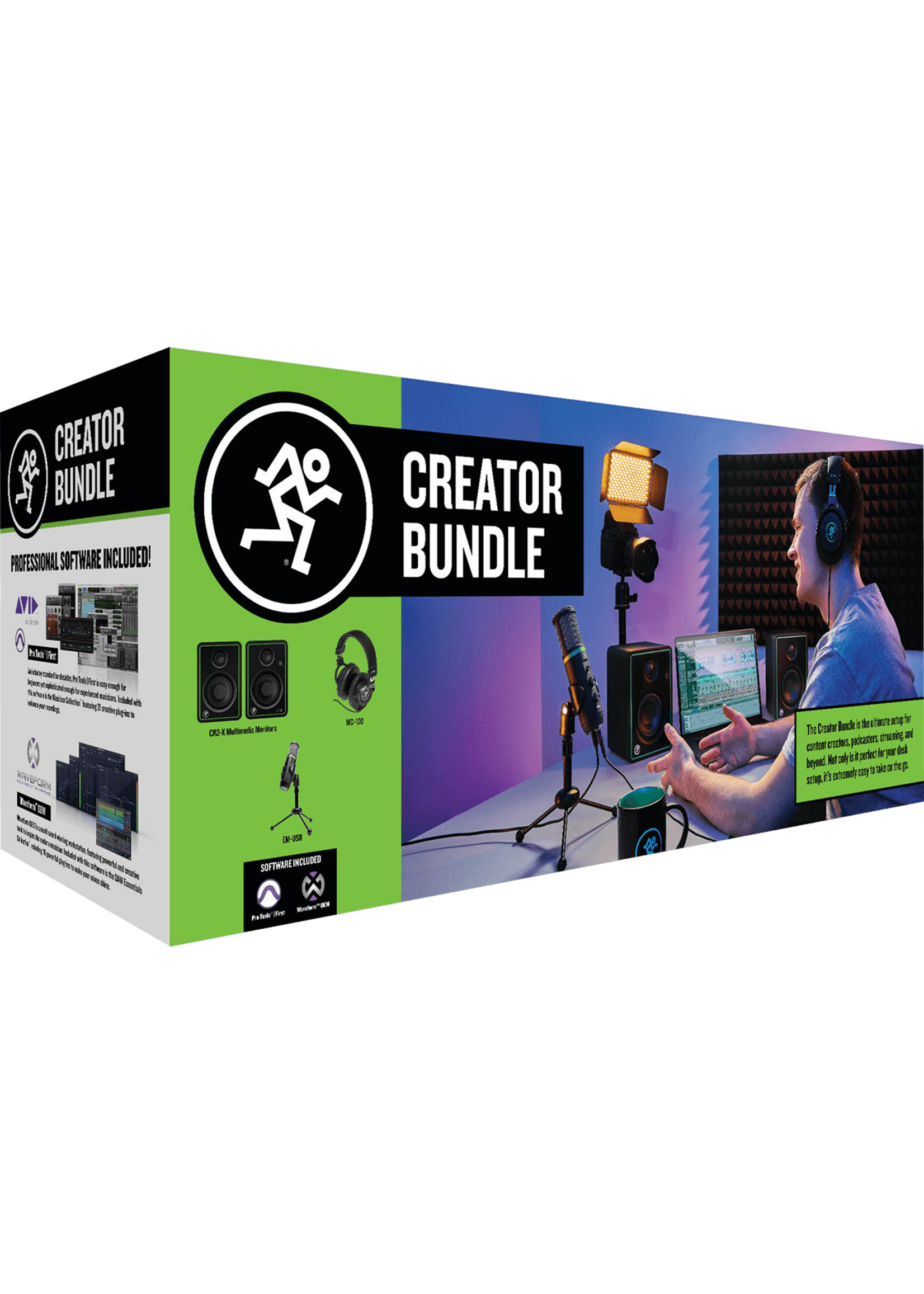 mackie Mackie Creator Bundle  podcasters, streaming