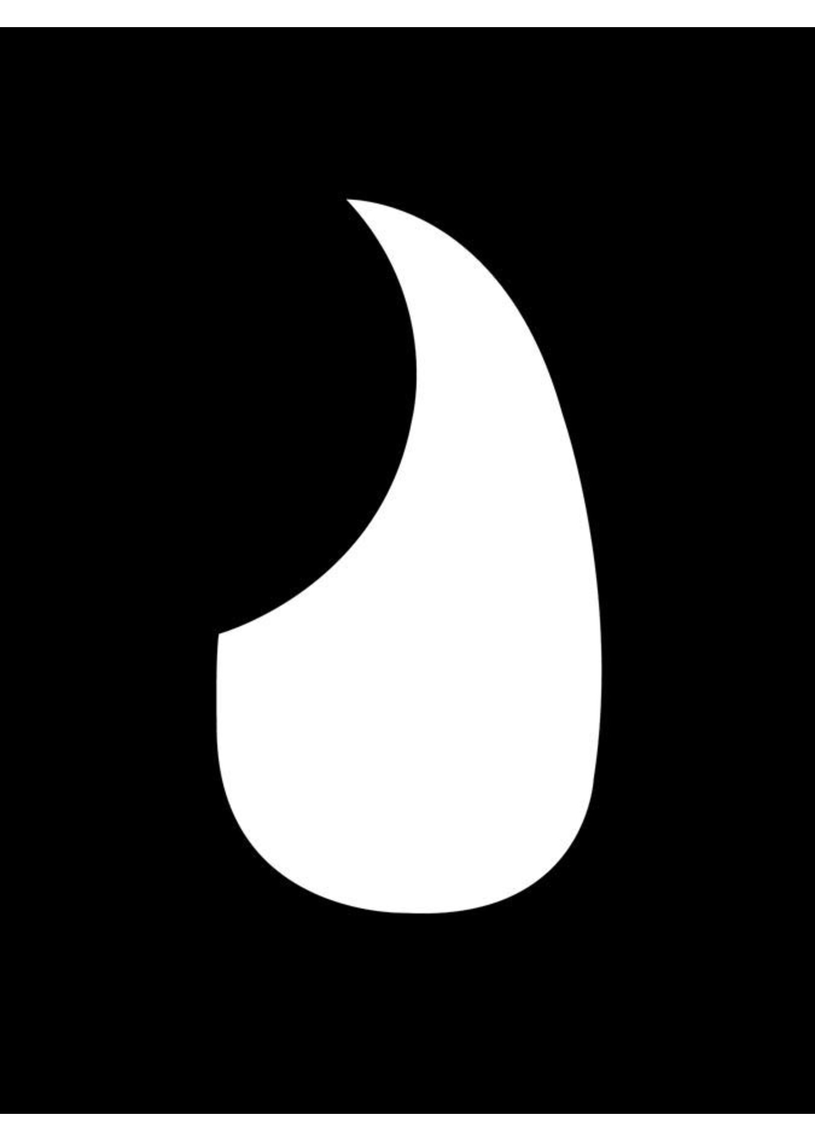 Boston  Boston Slagplaat voor Akoestische Gitaar wit