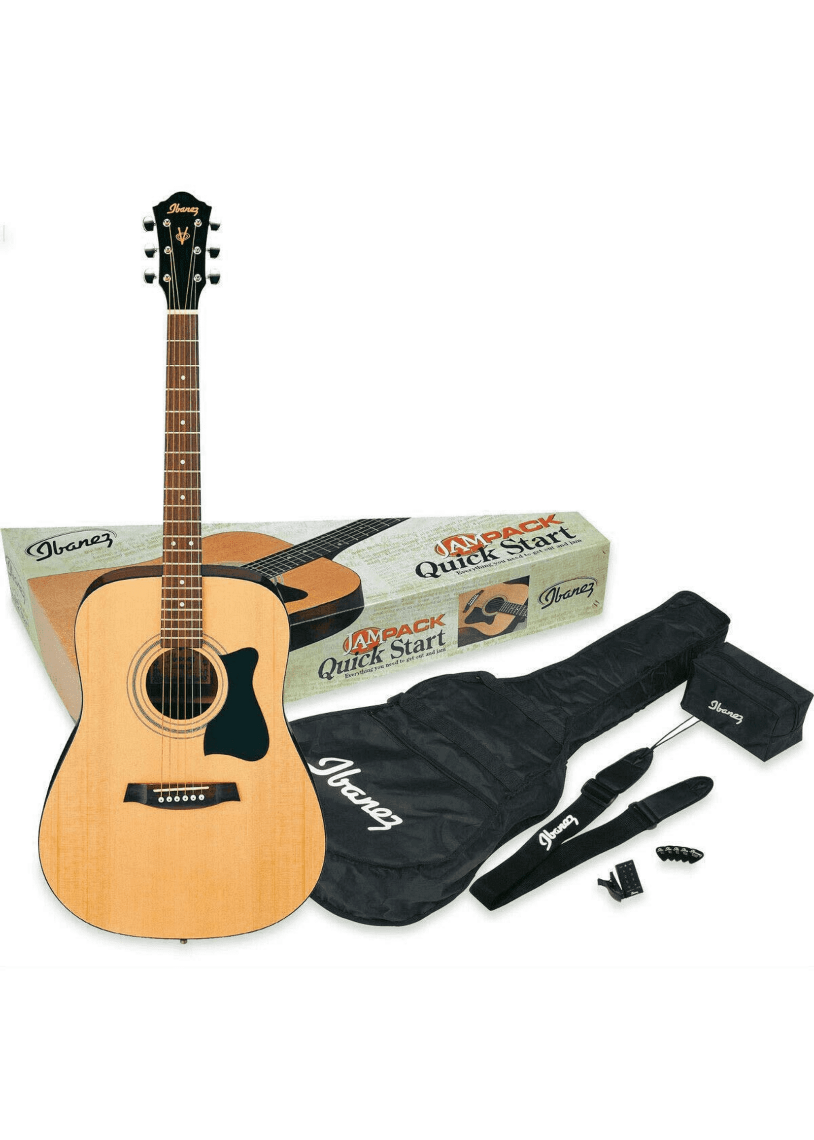 Ibanez Ibanez akoestische gitaar pack naturel