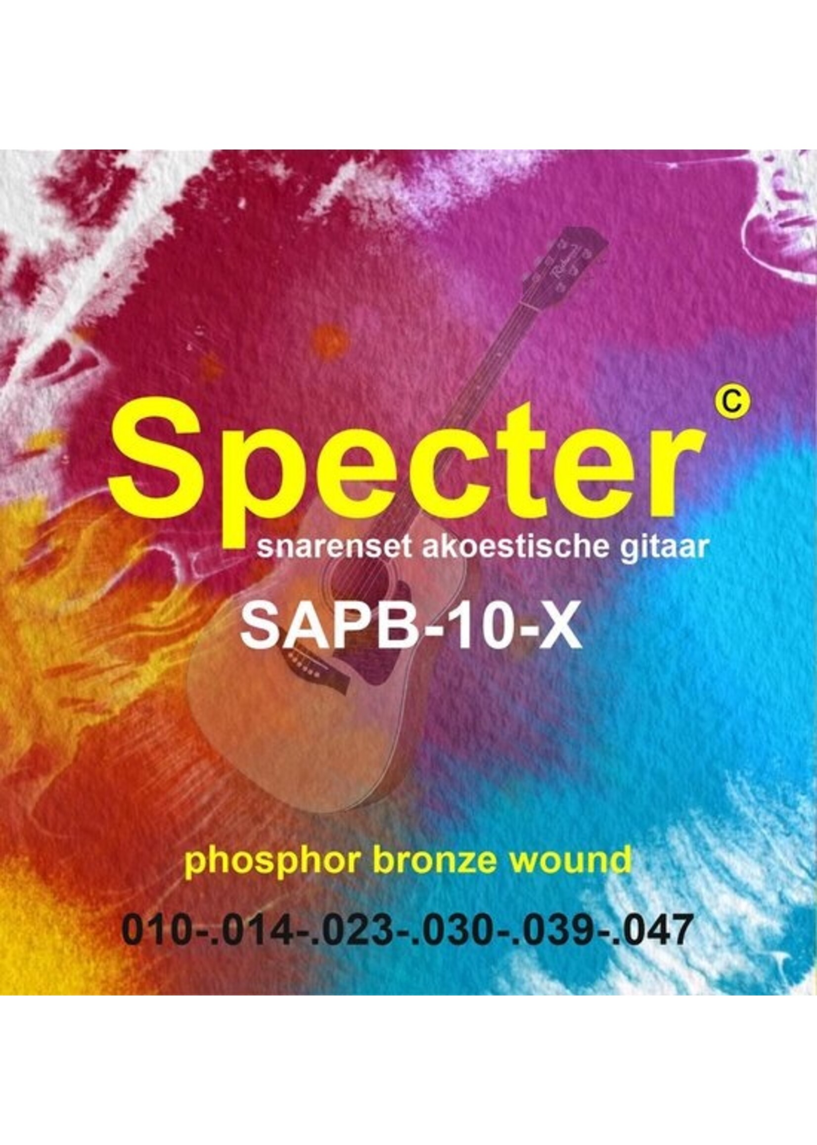 Specter Specter Strings premium professionele snaren voor de Akoestische Gitaar | Akoestische snarenset | Stalen snaren | Western gitaar