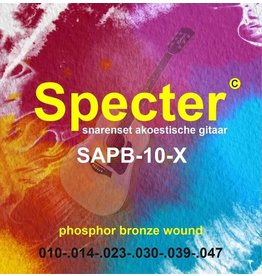 Specter Specter Strings premium professionele snaren voor de Akoestische Gitaar | Akoestische snarenset | Stalen snaren | Western gitaar