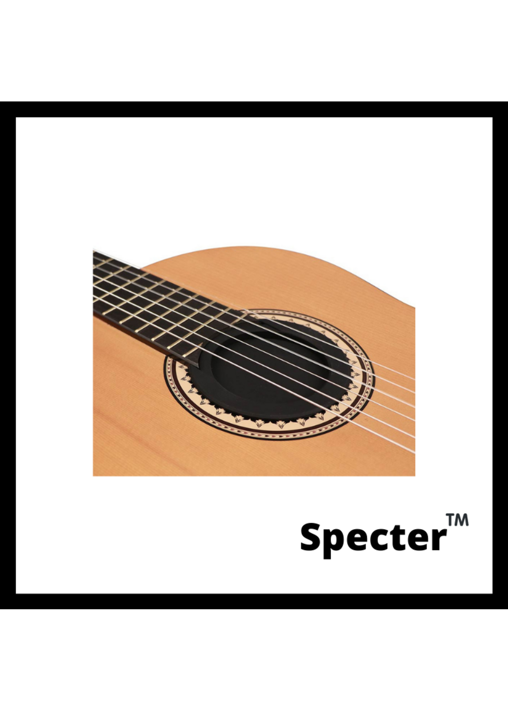 Specter Specter Klankgat feedback buster voor de klassieke gitaar - klankgat bevestiging - 8,5cm klankgat diameter (standaard grootte)