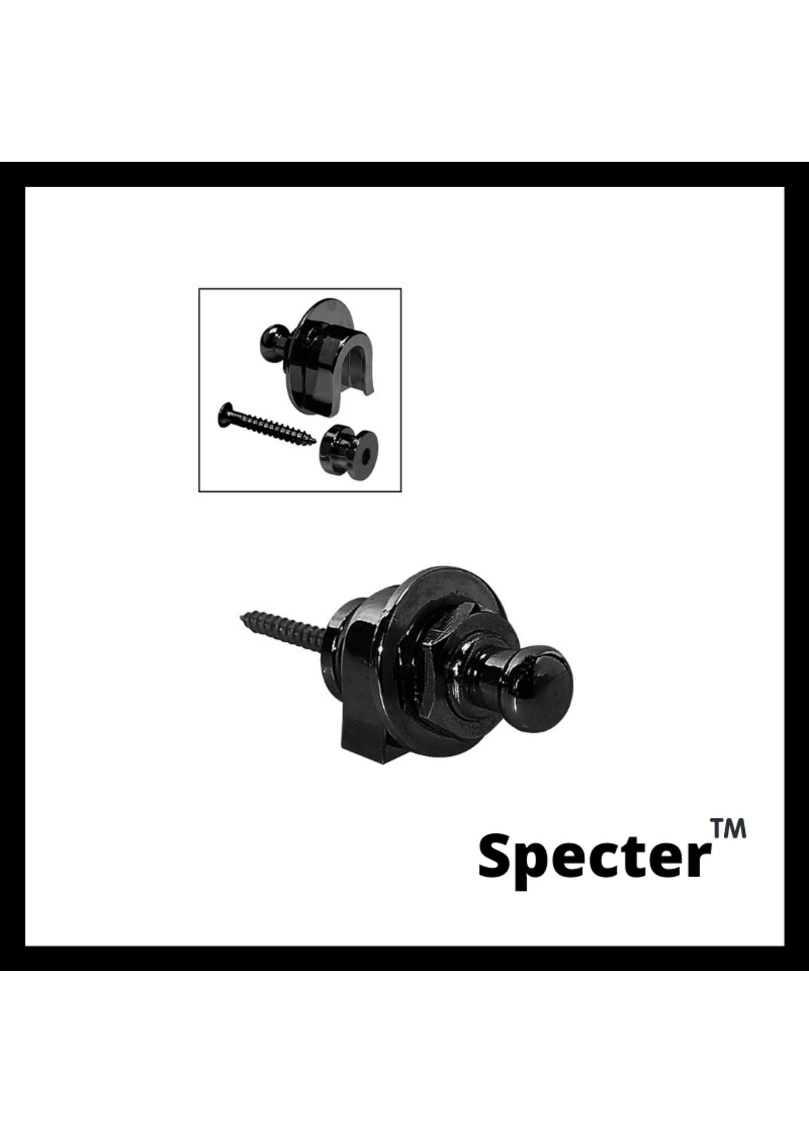 Specter Specter Straplock systeem voor gitaar - 2 straplocks