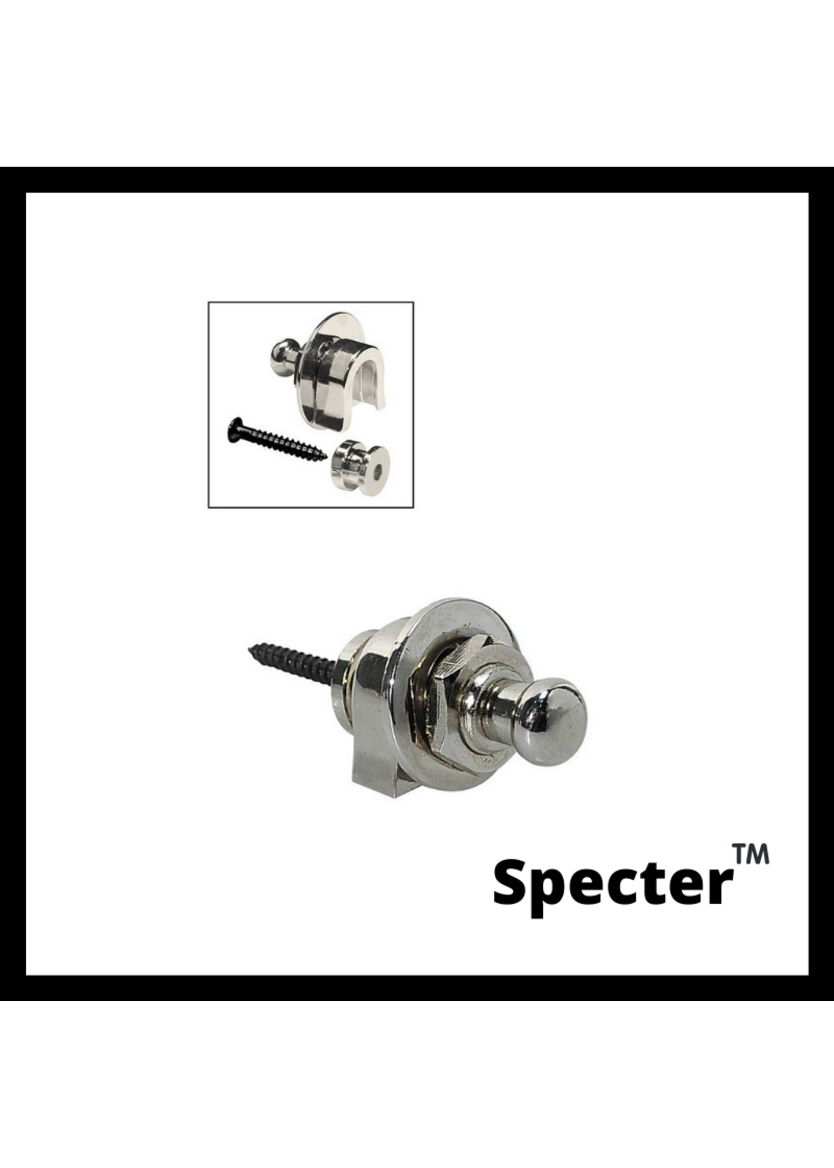 Specter Specter Straplock systeem voor gitaar - 2 straplocks