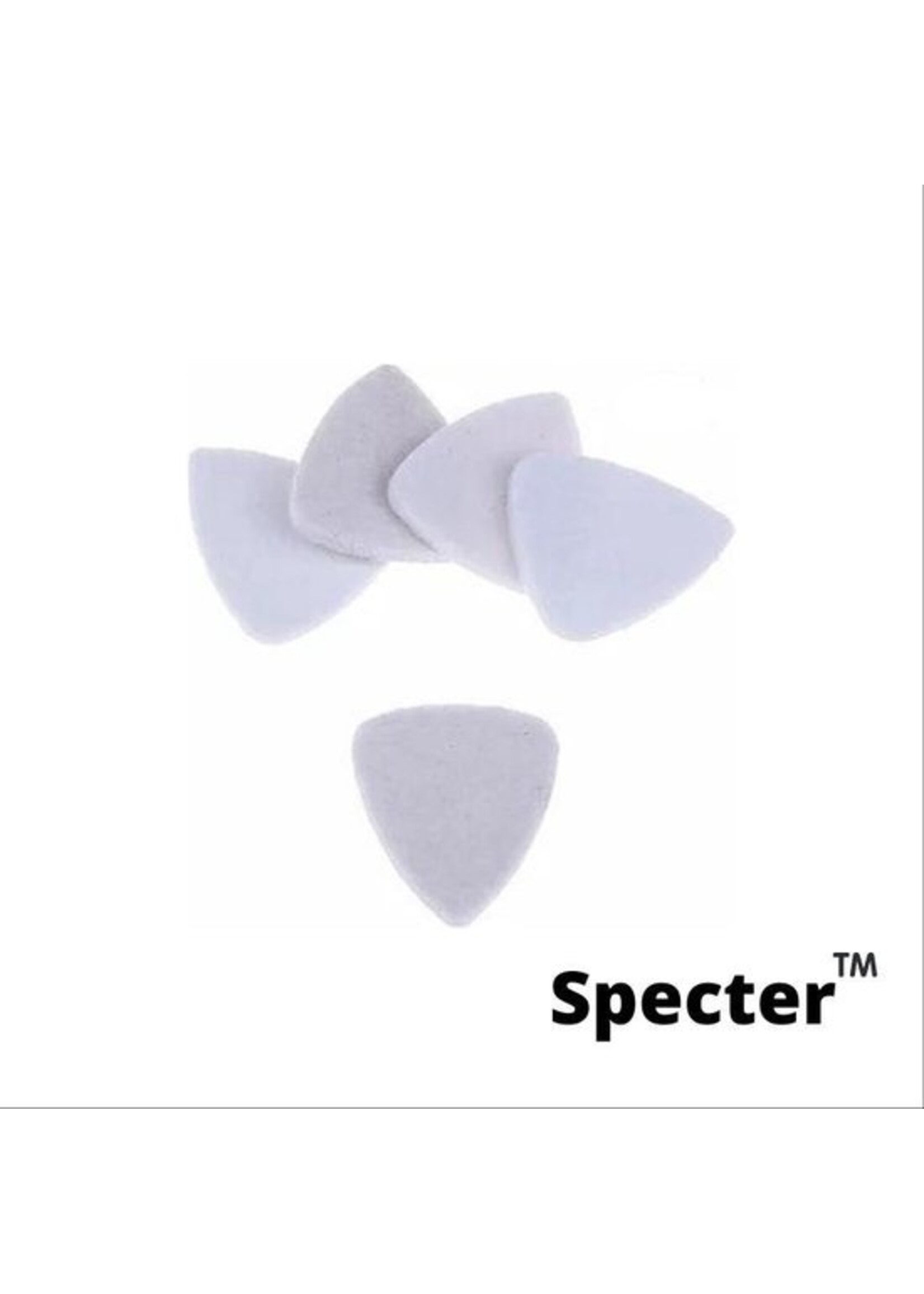 Specter Specter Vilt Plectrums voor Ukelele - vilten plectrums - accessoires - ukulele - Picks - 5 stuks