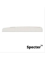 Specter Specter Gitaar Brug | Brugzadel gitaar kunststof, 72-8-9-7-2,5mm, gecompenseerd, gebogen