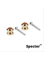 Specter Specter Straplock systeem voor gitaar - 2 straplocks Goud