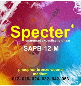 Specter Specter Strings premium professionele snaren voor de Akoestische Gitaar | Akoestische snarenset | Stalen snaren | Western gitaar