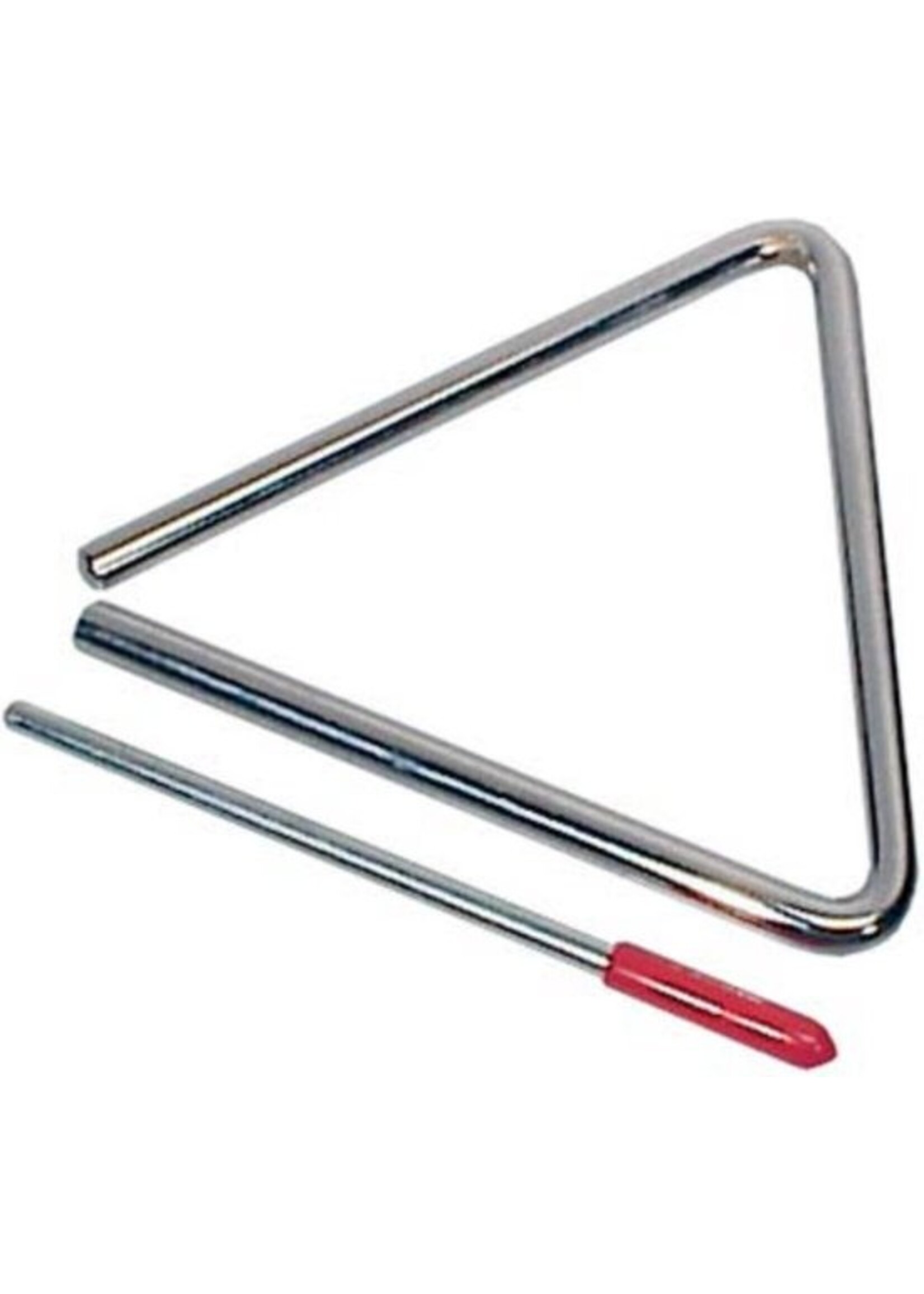 Hayman triangel 6" - verchroomd - met klopper - diameter: 8 mm.