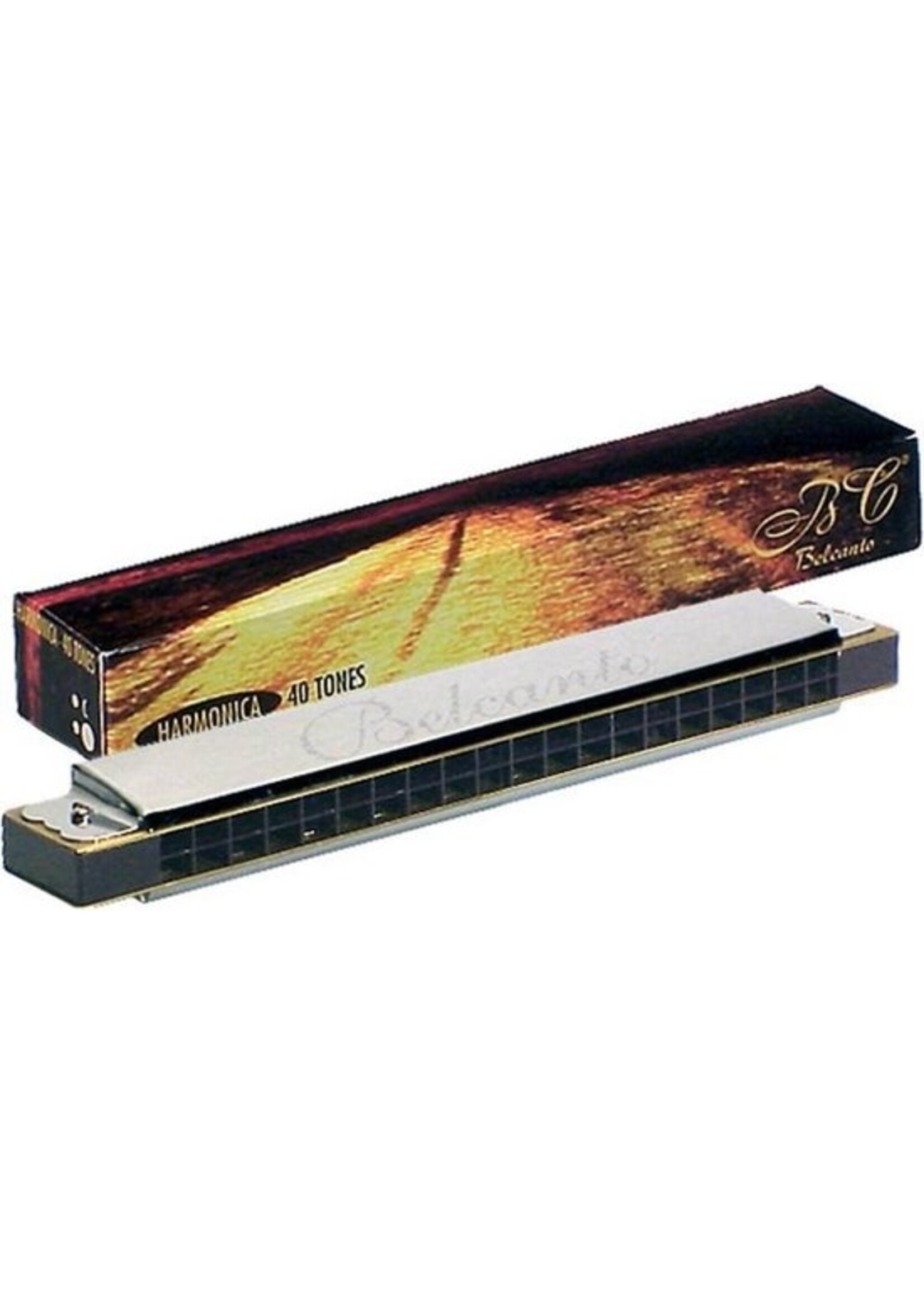 belcanto tremolo mondharmonica, 40-tonig, C, ABS