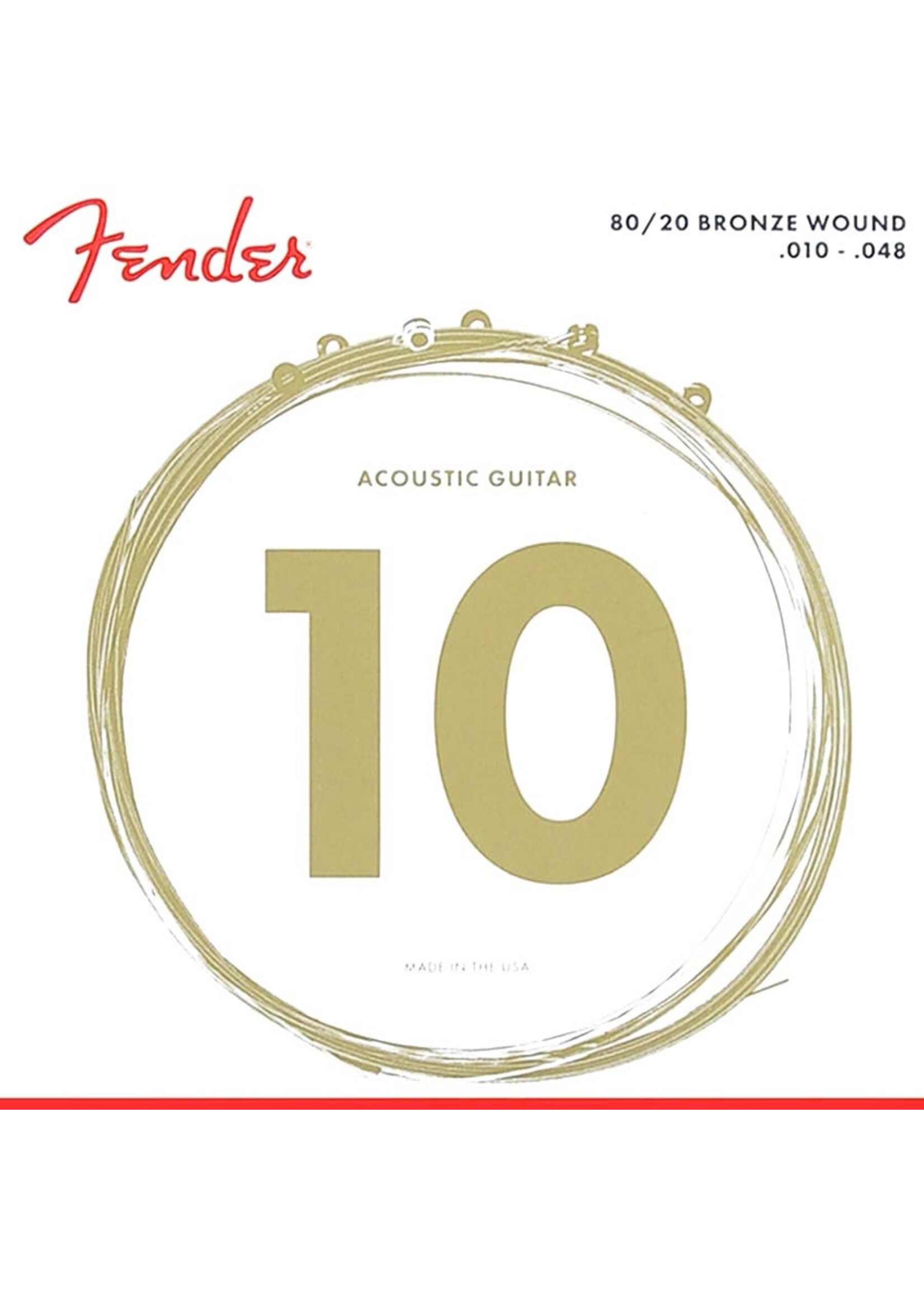 Fender F-70XL |Fender 80/20 Bronze snarenset akoestisch