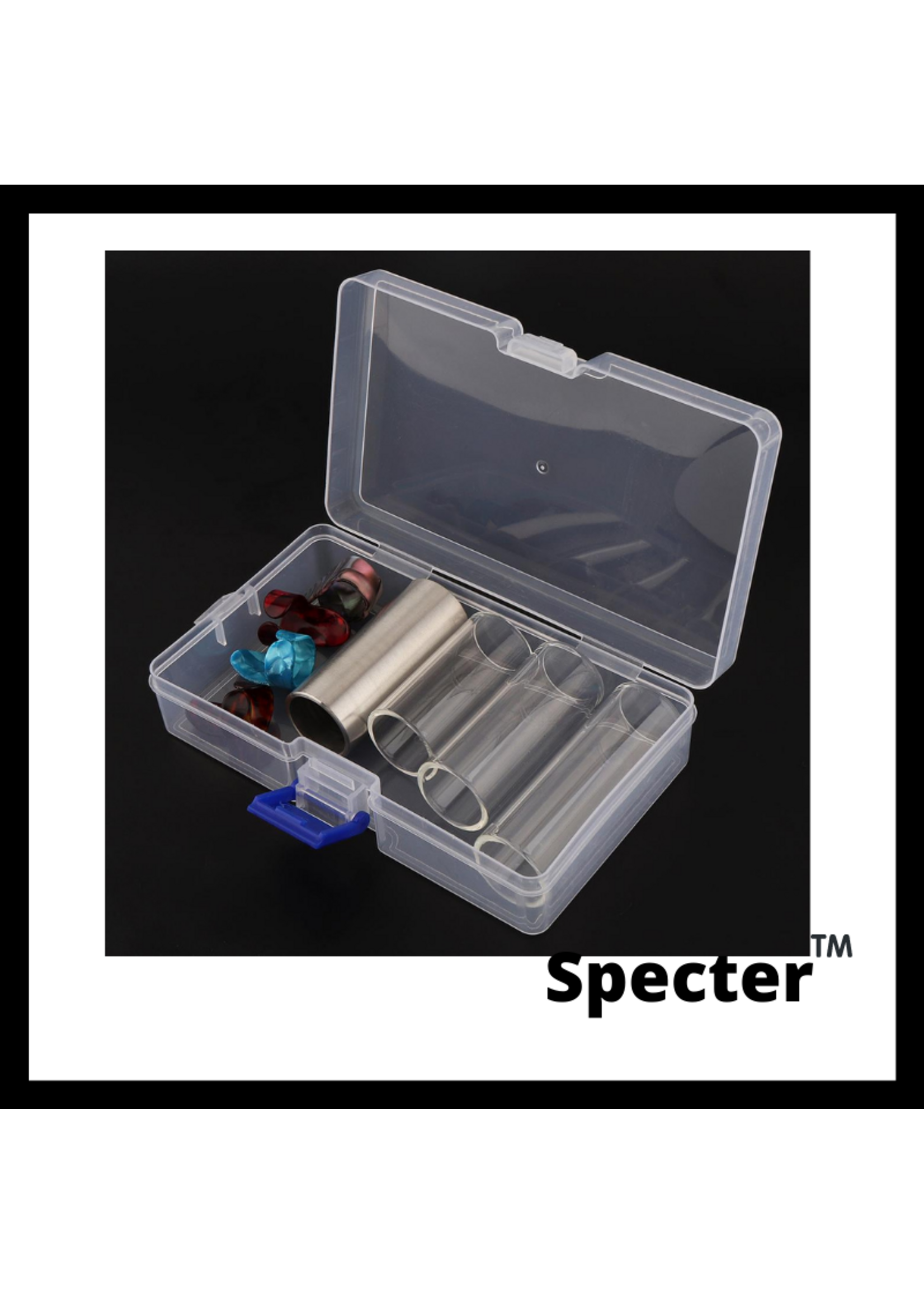 Specter Specter Gitaar Slide / Plectrum Set / 4 slides / 4 duimplectrums