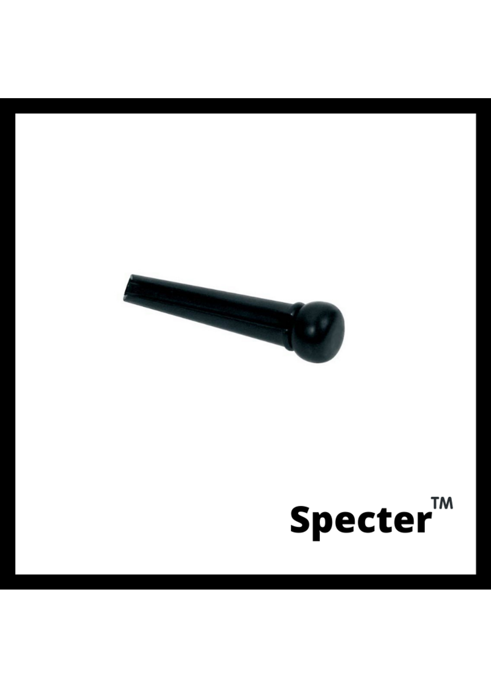 Specter Specter Akoestische gitaar Brugpin set zwart 6 stuks