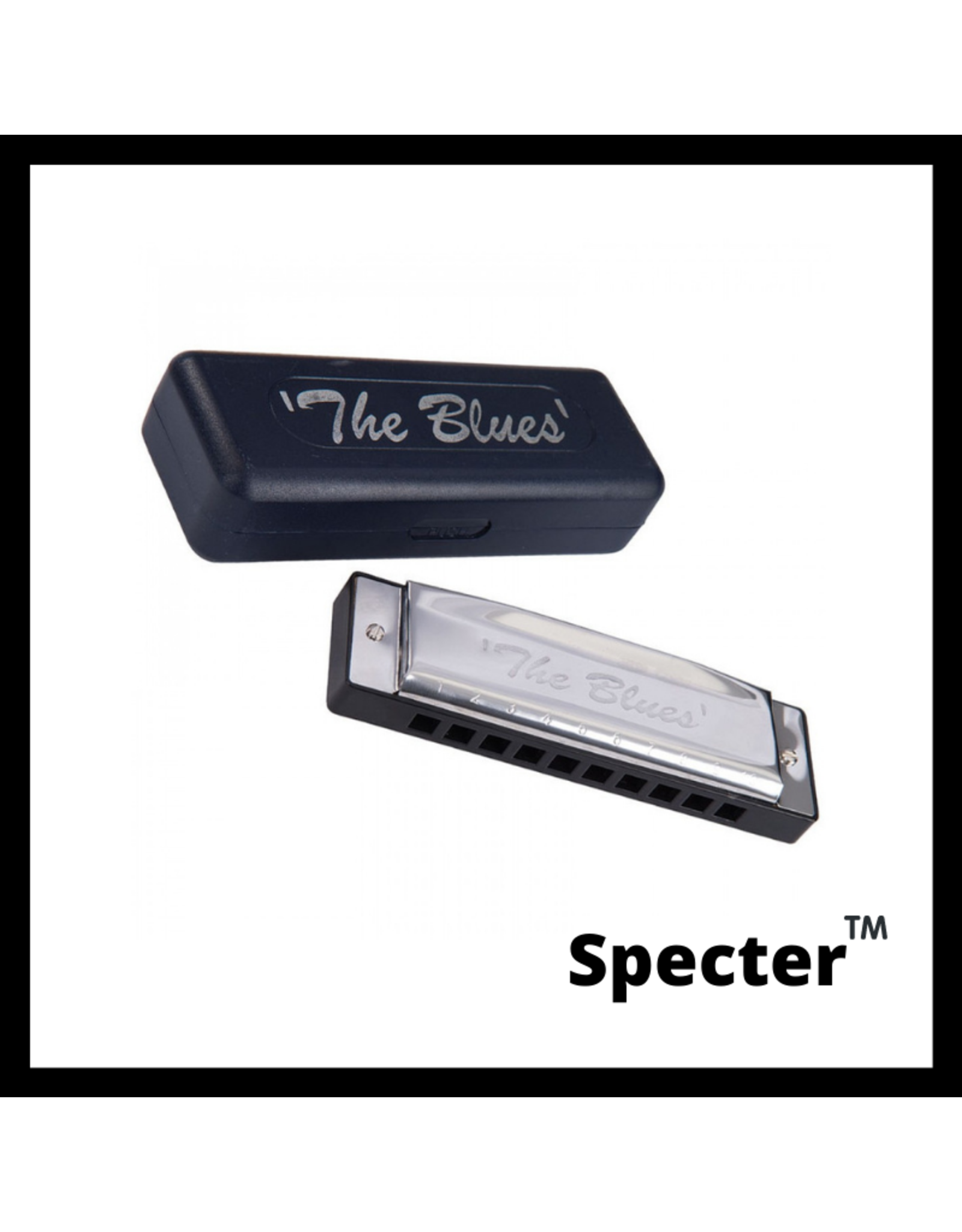 specter Specter Blues Mondharmonica Toonsoort D