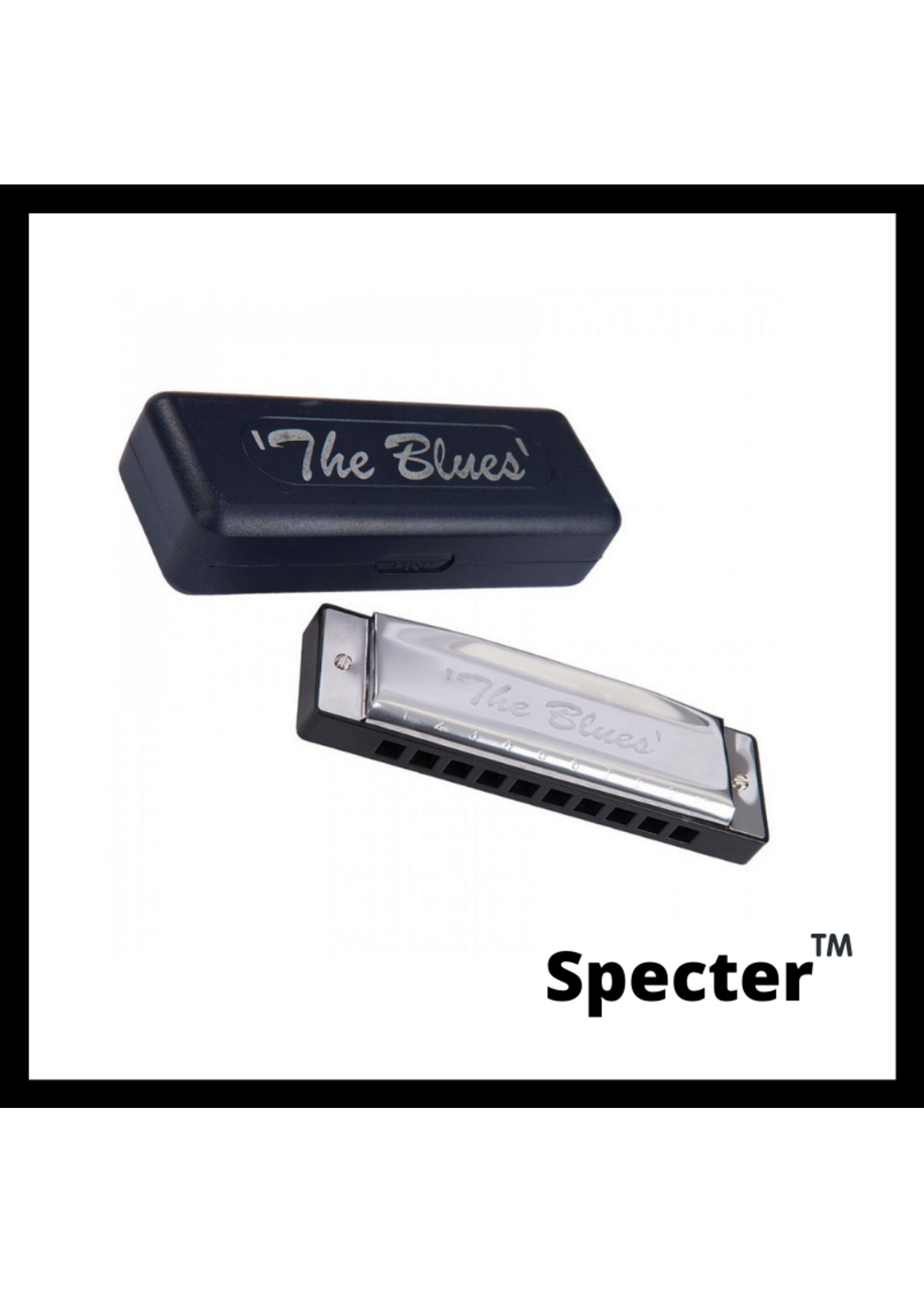 specter Specter Blues Mondharmonica Toonsoort A