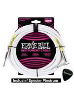 Ernie Ball Ernie Ball Gitaarkabel 6 Meter Met Specter Plectrum | Gitaarkabel | Instrumentkabel