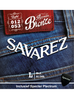 Savarez Savarez A130L Premium Gitaarsnaren Voor De Akoestische Gitaar Met Specter Plectrum | Snarenset | Akoestisch | Stalen Snaren