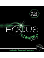 Savarez Savarez F50XL Focus Premium Gitaarsnaren Voor De Elektrische Gitaar Met Specter Plectrum | Snarenset | Elektrisch | Stalen Snaren