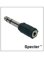 specter Specter Verloopplug van Mini Jack naar Grote Jack 6.3mm