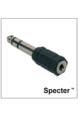 specter Specter Verloopplug van Mini Jack naar Grote Jack 6.3mm