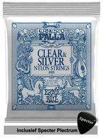 Ernie Ball Ernie Ball P02403 snaar voor muziekinstrumenten Gitaar Nylon Akoestisch 6 stuk(s) met specter plectrum