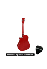 Richwood  Semi Akoestische Elektrische Gitaar Artist Series met Plectrum | Ingebouwde Tuner / Stemapparaat | Gitaar | Akoestisch | Elektrisch |Gitaar met accessoires