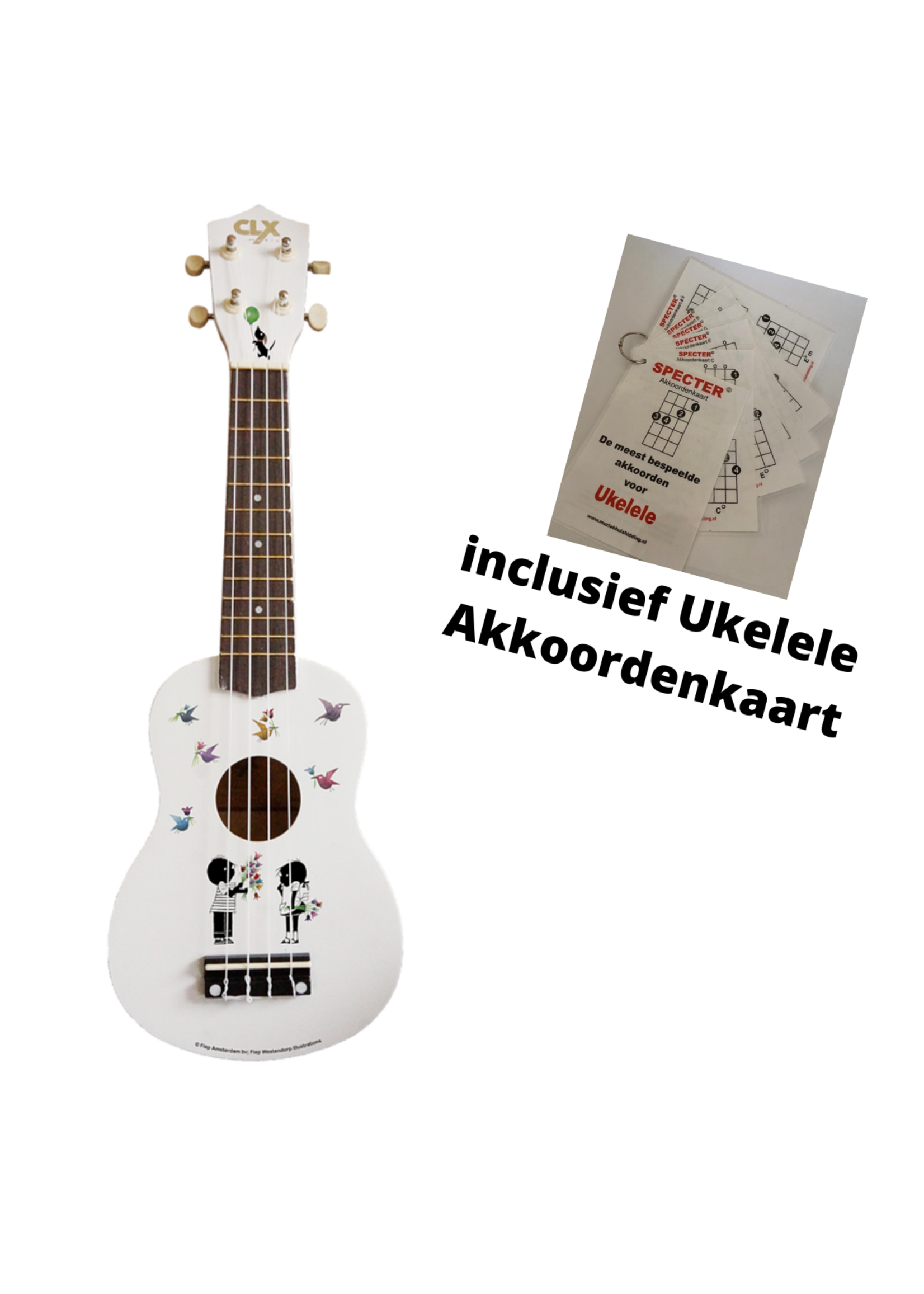 Jip & Janneke Ukelele Met Handige Akkoordenkaart