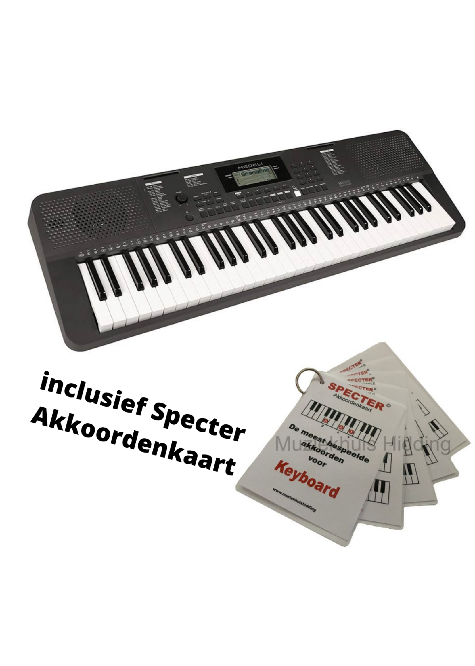 Medeli Medeli Millenium Series keyboard Met Akkoordenkaart