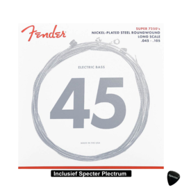 Fender Fender Super 7250s Snarenset Elektrische Basgitaar Met Specter Plectrum