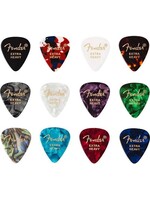 Fender Fender Plectrum Celluloid Medley Plectrums 12 stuks