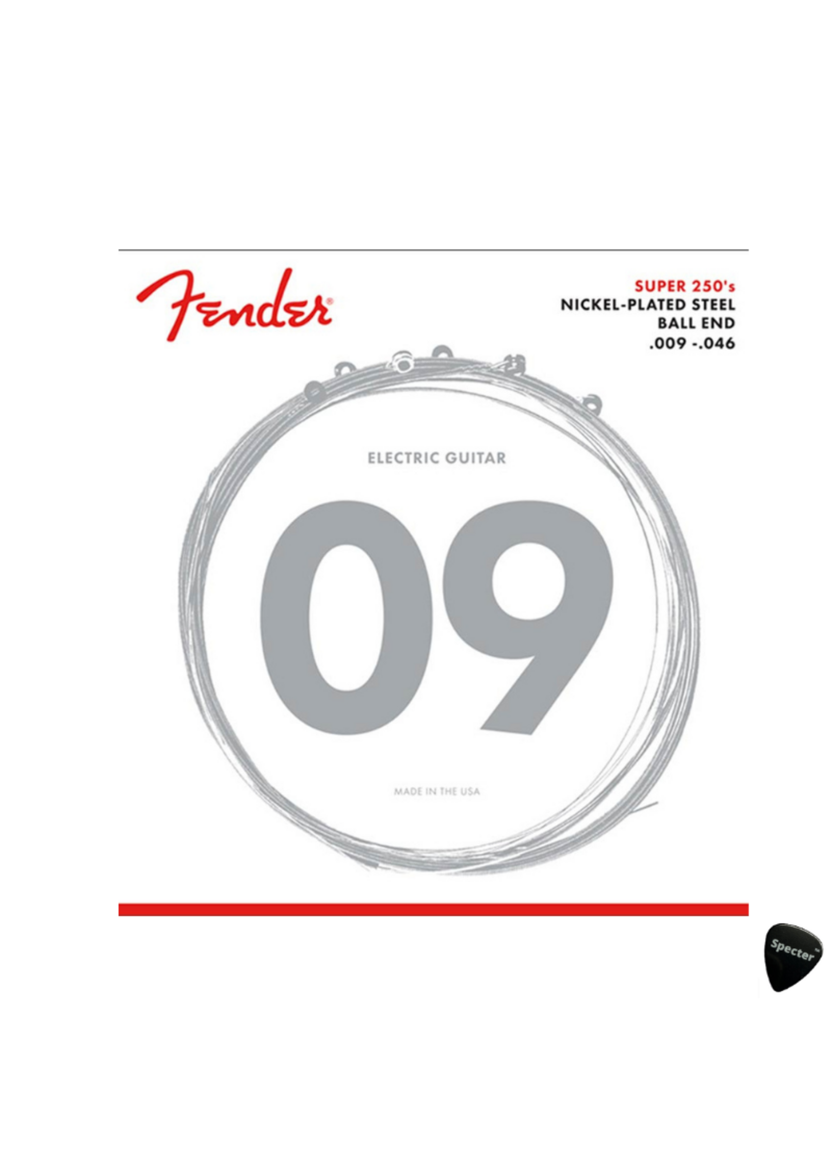 Fender Fender Super 250s snarenset elektrisch Regular Light