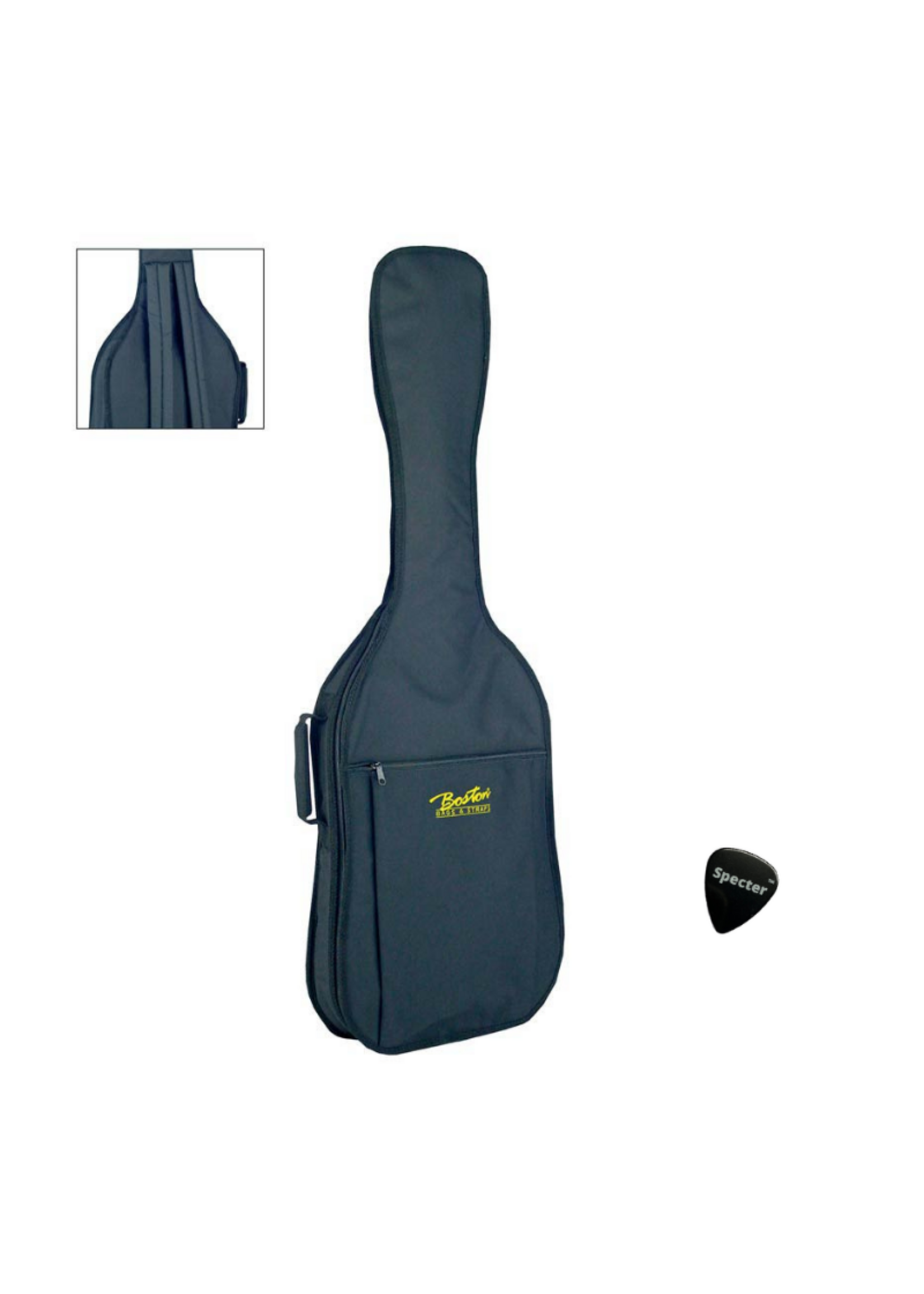boston Boston gigbag voor basgitaar inclusief plectrum