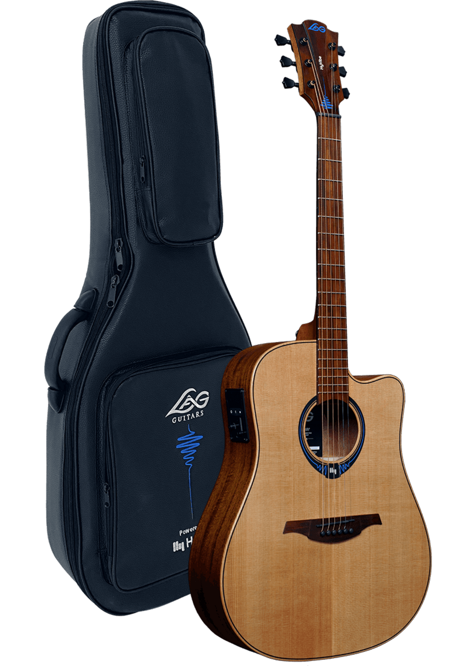 lag Lâg - GLH THV10DCE  Hyvibe Semi akoestische gitaar