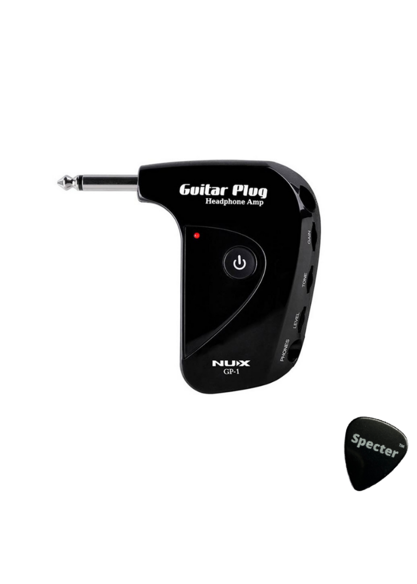 NUX NUX gitaarplug hoofdtelefoon versterker met Aux-in