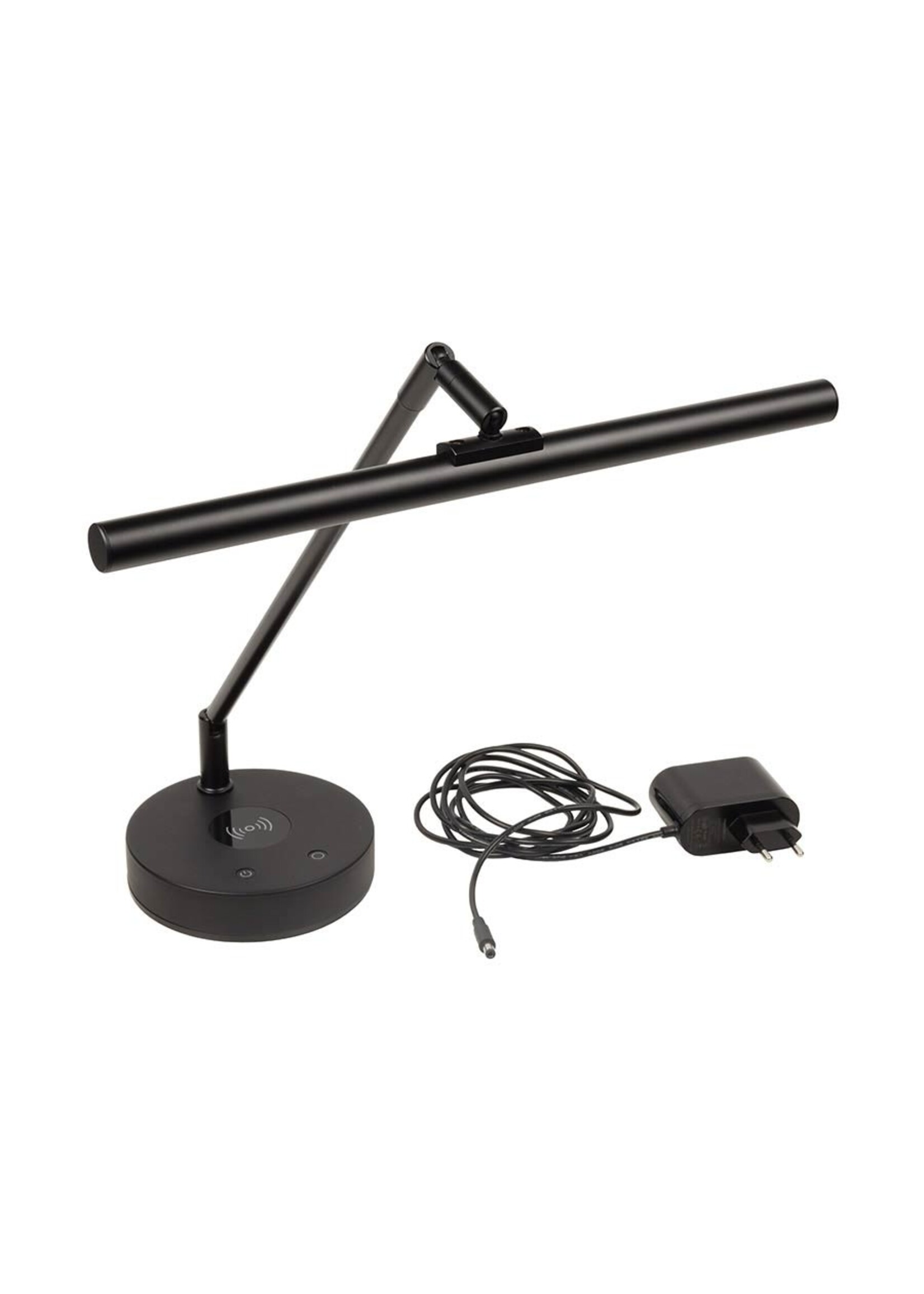 Specter Specter Piano Led Leeslamp Met Draadloze Oplader En USB Aansluiting | Boeklampje - Dimbaar - Leeslampje