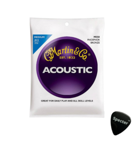 Martin & Co M-550| Martin Traditional Series snarenset akoestisch Met Specter Plectrum