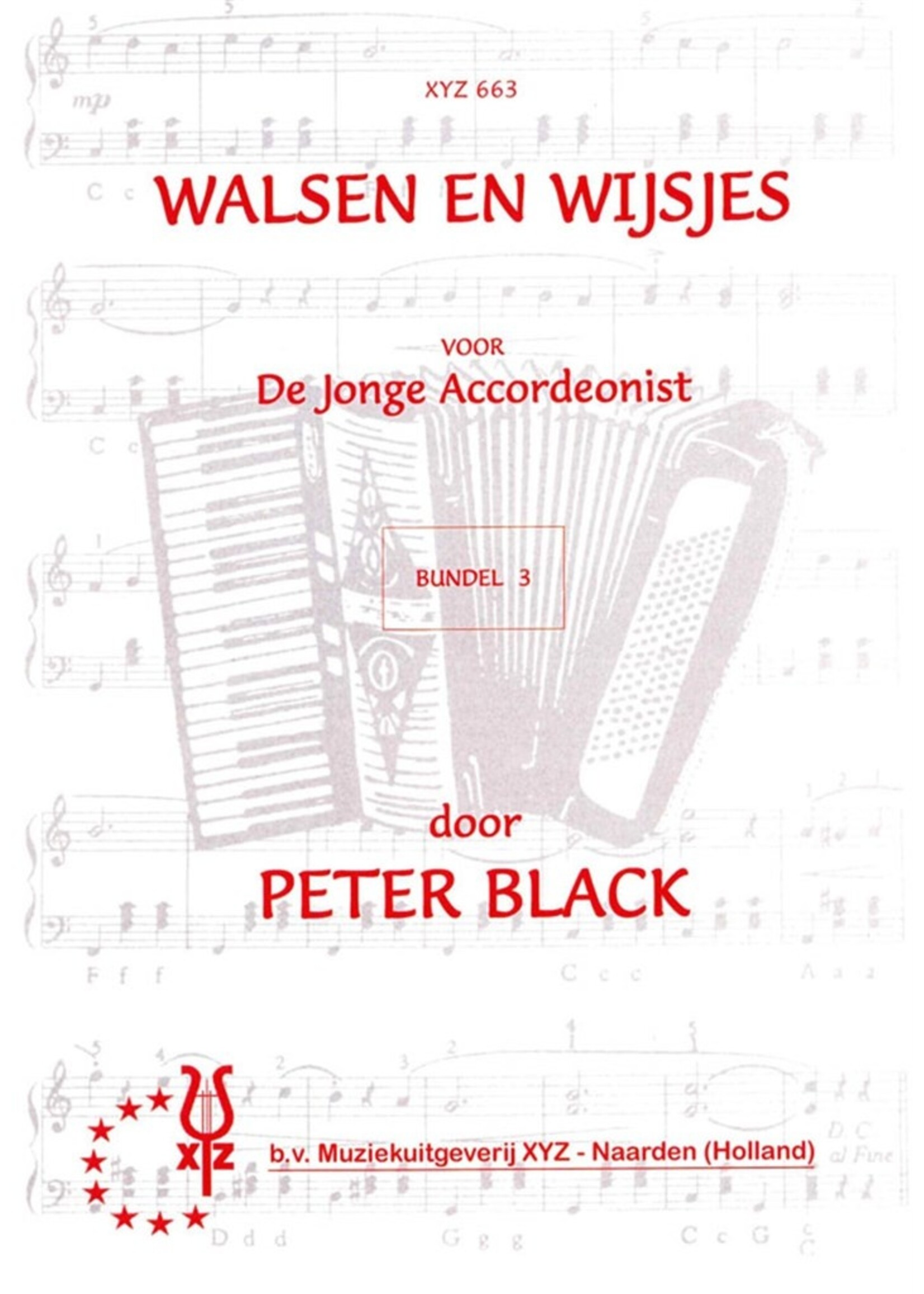 Peter Black Walsen en Wijsjes voor de jonge accordeonist bundel 3
