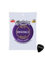 Martin & Co M-140 |Martin Originals 80/20 snarenset akoestisch met Specter Plectrum