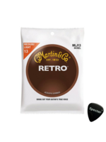 Martin & Co MLJ13 |Martin Retro Acoustic snarenset akoestisch Met Specter Plectrum