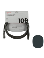 Fender Fender Professional Series Microfoon Kabel XLR 3M Met Specter Windkap