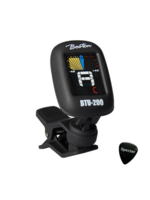 Boston  Boston Stemapparaat Chromatische Clip On Tuner BTU-200  Met Specter plectrum - Gitaar - Bas - Viool - Ukelele - Chromatisch