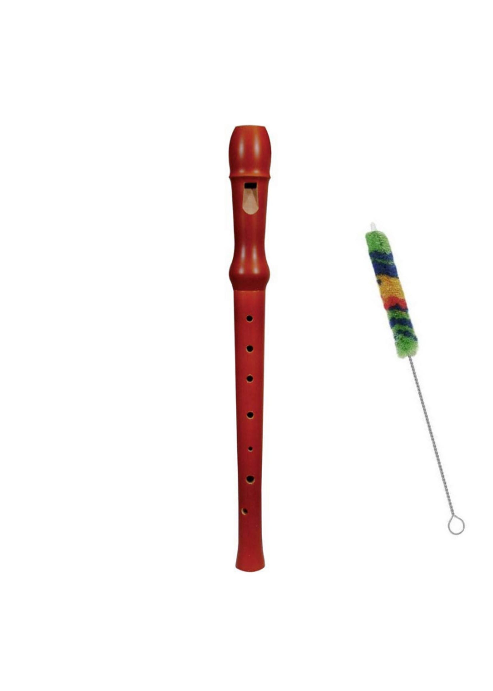 Meinel Meinel Sopraan Blokfluit Hout Met Specter Borstel - Houten Blokfluit