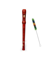 Meinel Meinel Sopraan Blokfluit Hout Met Specter Borstel - Houten Blokfluit